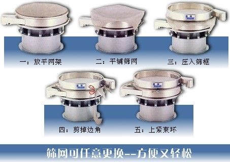 食用鹽精細(xì)旋振篩換網(wǎng)圖示 食用鹽精細(xì)旋振篩換網(wǎng)圖示